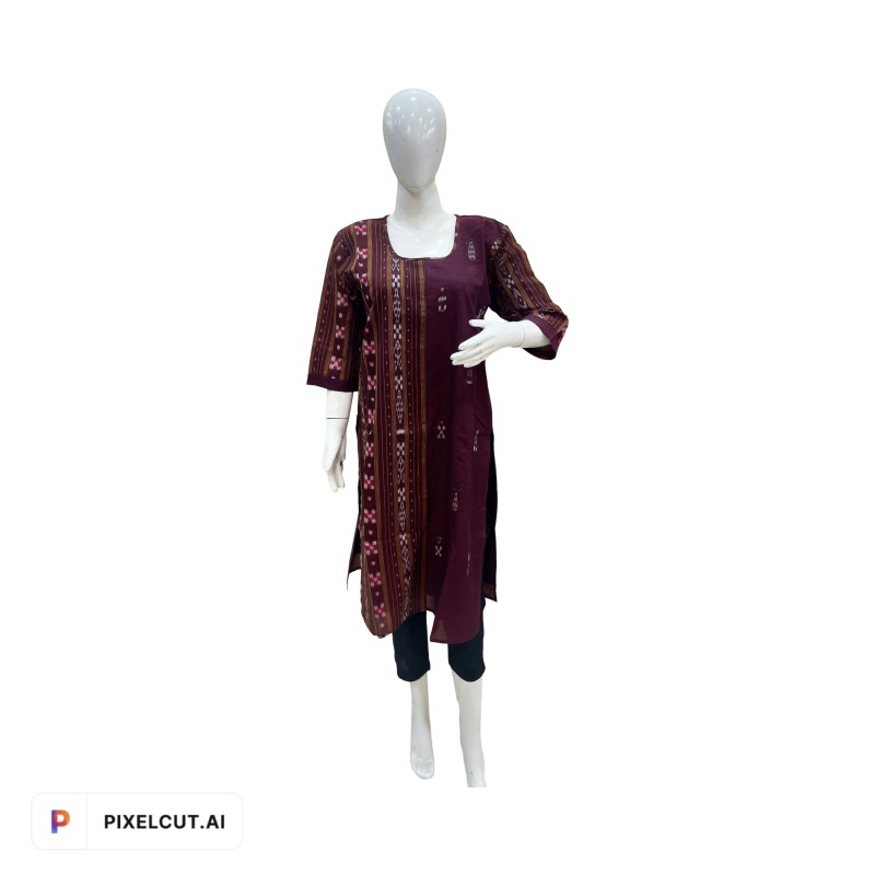 Odisha Handloom Pure Cotton Kurti For Women By YOUFUNKY