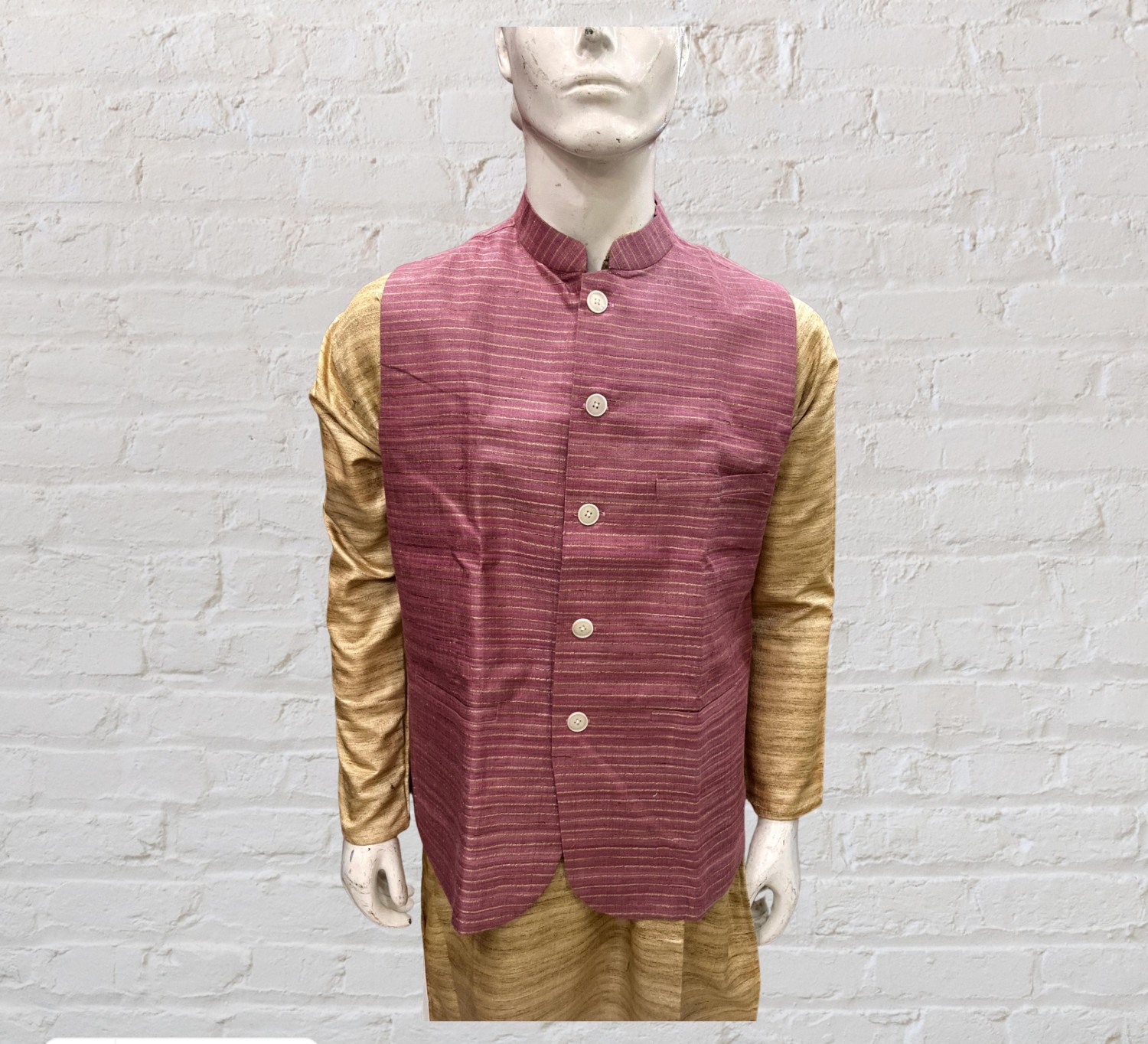 Odisha Handloom Pure Cotton Modi Jacket For Men By YOUFUNKY