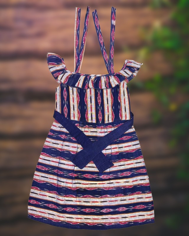 Nuapatna Handloom Pure Cotton frock for Kids Girls